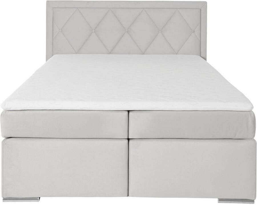 Leonique Boxspring Alfie bestseller optioneel met bedlade met capitonnage in het hoofdbord h2 h3 en h4 ter keuze - Foto 7