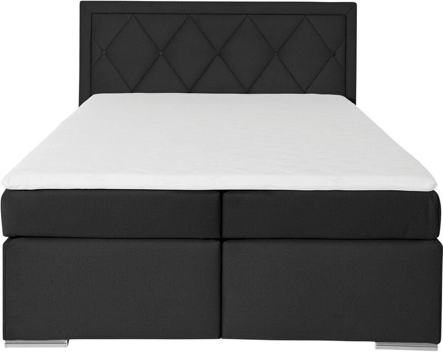 Leonique Boxspring Alfie bestseller optioneel met bedlade met capitonnage in het hoofdbord h2 h3 en h4 ter keuze - Foto 6