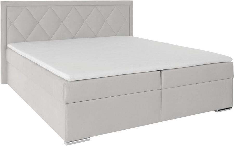 Leonique Boxspring Alfie bestseller optioneel met bedlade met capitonnage in het hoofdbord h2 h3 en h4 ter keuze - Foto 11