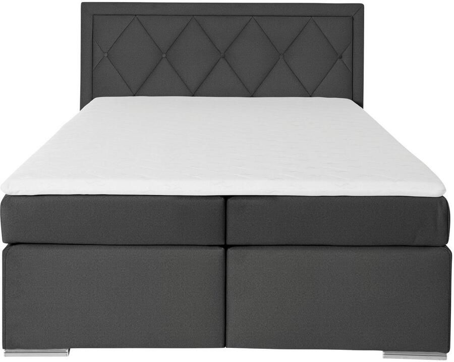 Leonique Boxspring Alfie bestseller optioneel met bedlade met capitonnage in het hoofdbord h2 h3 en h4 ter keuze - Foto 6