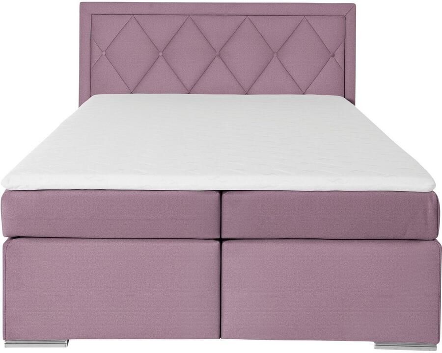 Leonique Boxspring Alfie bestseller optioneel met bedlade met capitonnage in het hoofdbord h2 h3 en h4 ter keuze - Foto 7