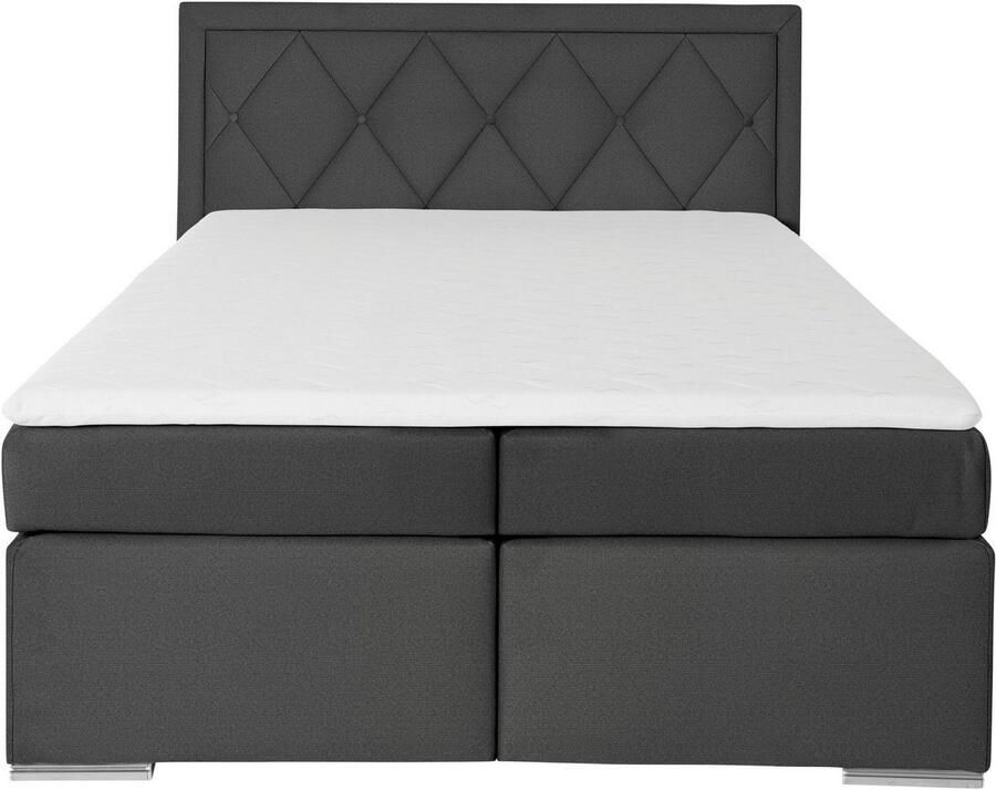 Leonique Boxspring Alfie bestseller optioneel met bedlade met capitonnage in het hoofdbord h2 h3 en h4 ter keuze - Foto 6