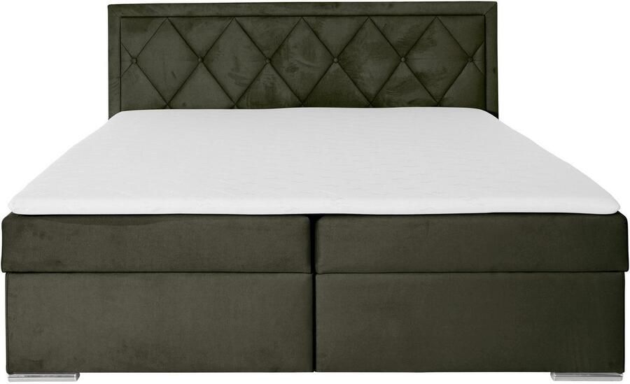 Leonique Boxspring Alfie bestseller optioneel met bedlade met capitonnage in het hoofdbord h2 h3 en h4 ter keuze - Foto 13