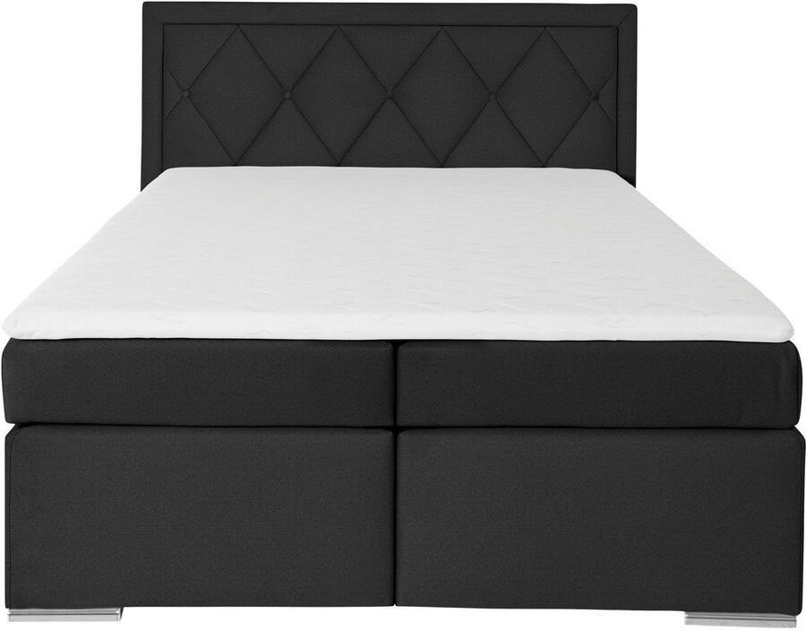 Leonique Boxspring Alfie bestseller optioneel met bedlade met capitonnage in het hoofdbord h2 h3 en h4 ter keuze - Foto 6