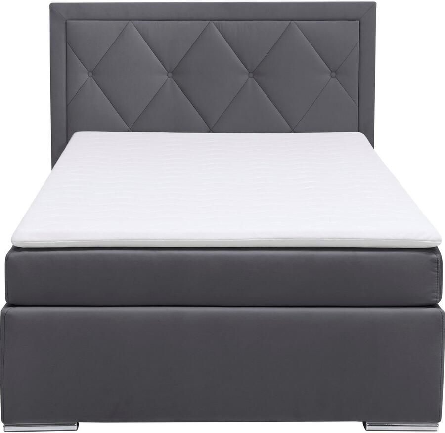 Leonique Boxspring Alfie bestseller optioneel met bedlade met capitonnage in het hoofdbord h2 h3 en h4 ter keuze - Foto 3