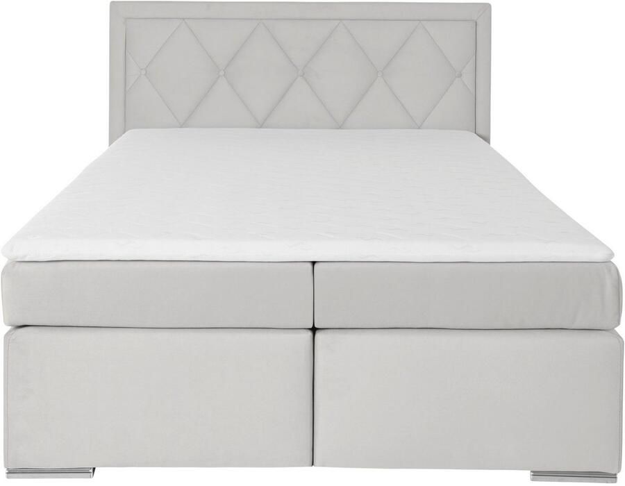 Leonique Boxspring Alfie bestseller optioneel met bedlade met capitonnage in het hoofdbord h2 h3 en h4 ter keuze - Foto 7