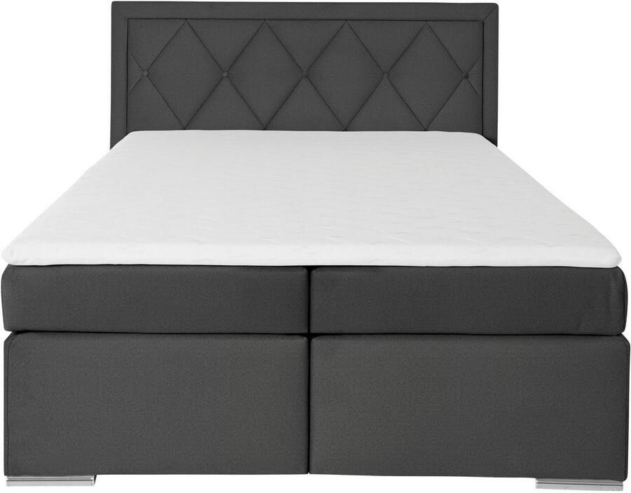 Leonique Boxspring Alfie bestseller optioneel met bedlade met capitonnage in het hoofdbord h2 h3 en h4 ter keuze - Foto 6