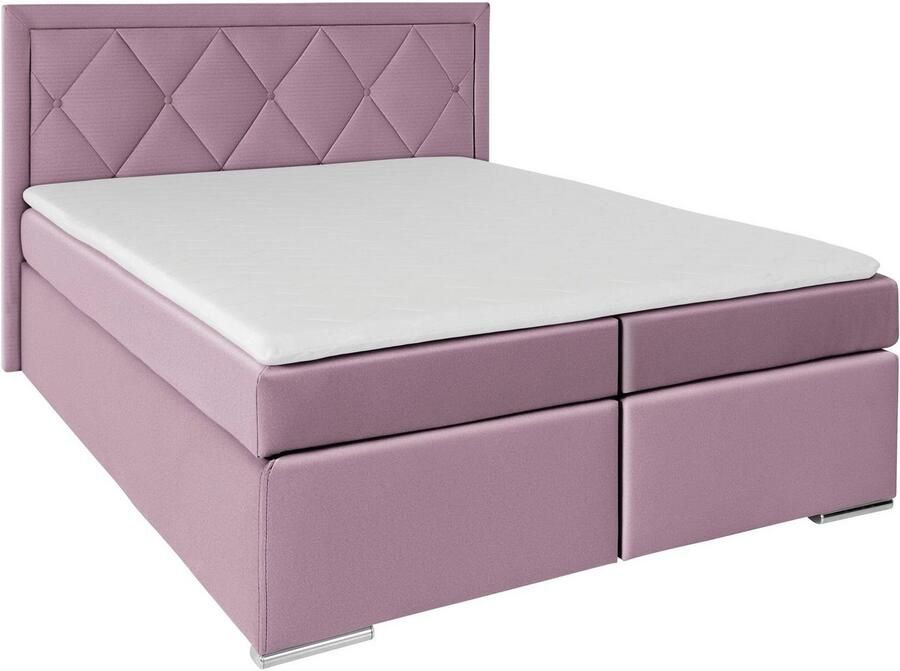 Leonique Boxspring Alfie bestseller optioneel met bedlade met capitonnage in het hoofdbord h2 h3 en h4 ter keuze - Foto 7