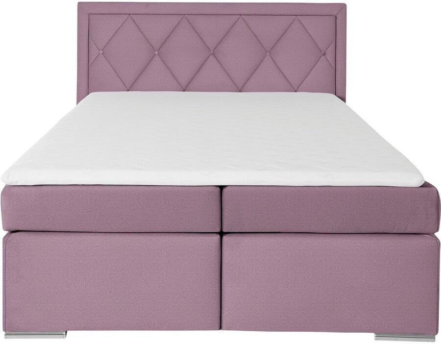 Leonique Boxspring Alfie bestseller optioneel met bedlade met capitonnage in het hoofdbord h2 h3 en h4 ter keuze - Foto 6