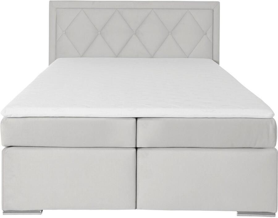 Leonique Boxspring Alfie bestseller optioneel met bedlade met capitonnage in het hoofdbord h2 h3 en h4 ter keuze - Foto 7