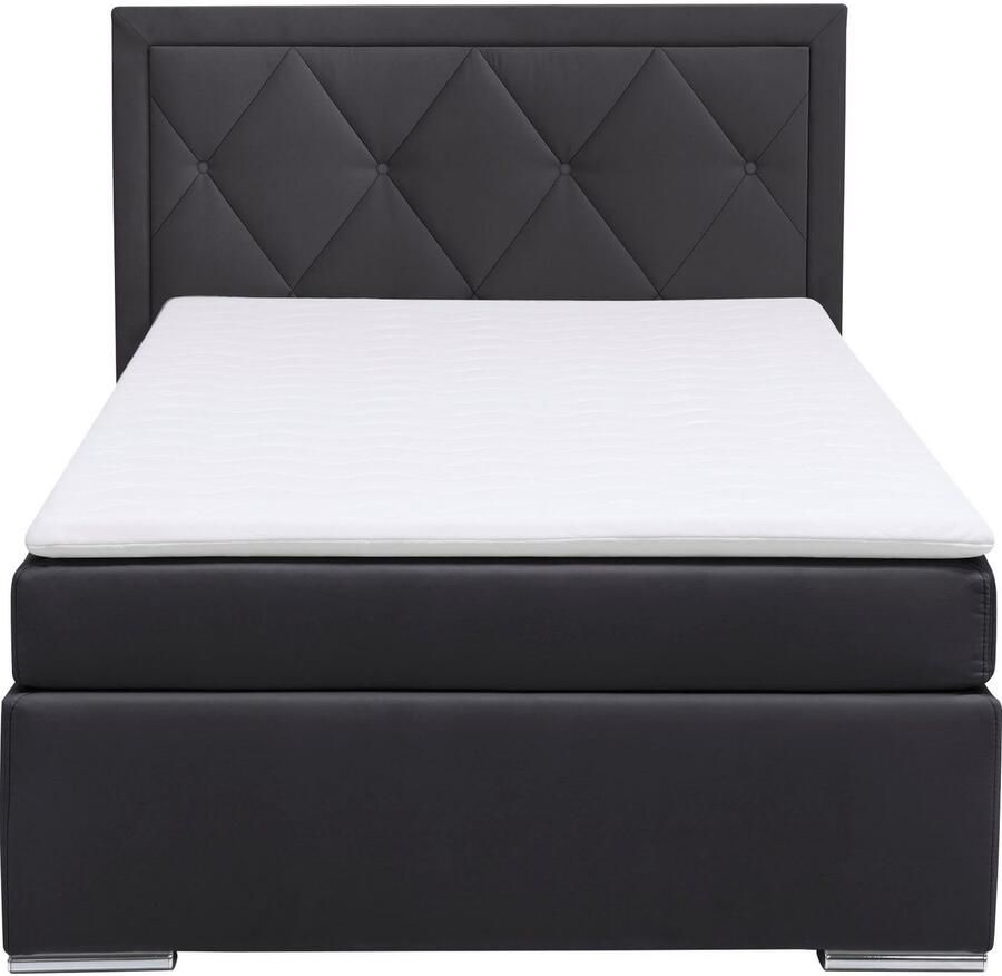 Leonique Boxspring Alfie bestseller optioneel met bedlade met capitonnage in het hoofdbord h2 h3 en h4 ter keuze - Foto 3