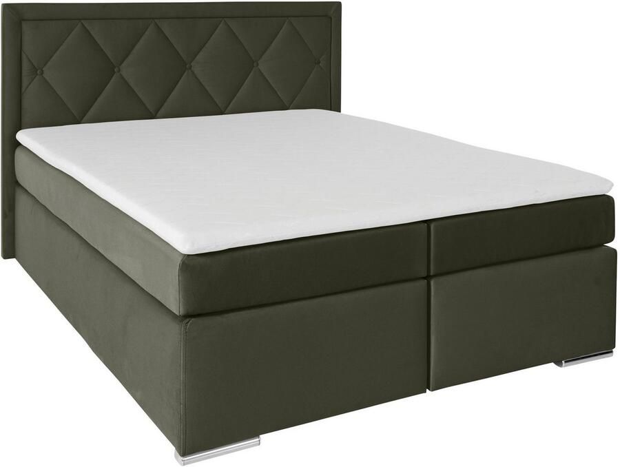 Leonique Boxspring Alfie bestseller optioneel met bedlade met capitonnage in het hoofdbord h2 h3 en h4 ter keuze - Foto 7