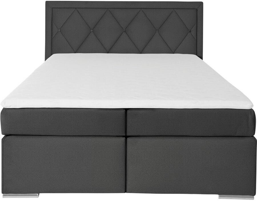 Leonique Boxspring Alfie bestseller optioneel met bedlade met capitonnage in het hoofdbord h2 h3 en h4 ter keuze - Foto 6