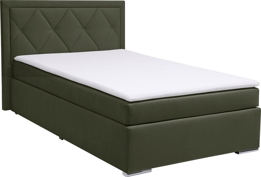 Leonique Boxspring Alfie bestseller optioneel met bedlade met capitonnage in het hoofdbord h2 h3 en h4 ter keuze - Foto 12