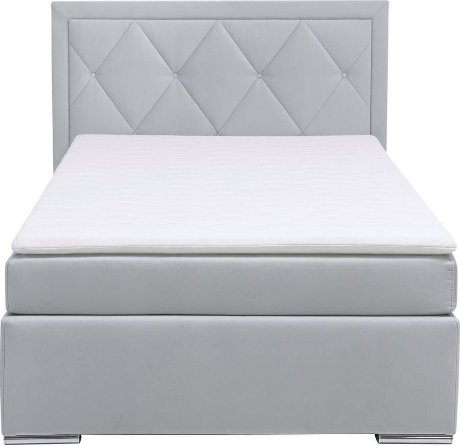 Leonique Boxspring Alfie bestseller optioneel met bedlade met capitonnage in het hoofdbord h2 h3 en h4 ter keuze - Foto 3