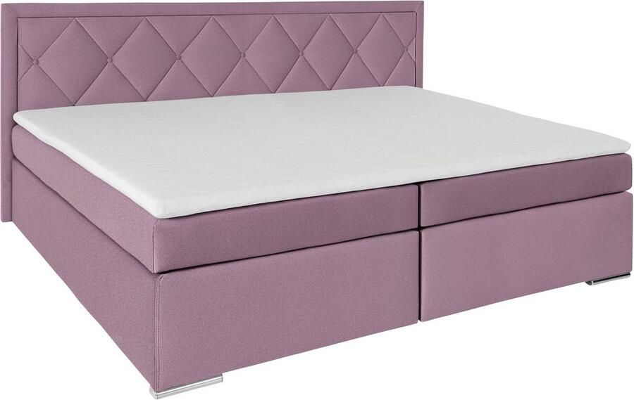Leonique Boxspring Alfie bestseller optioneel met bedlade met capitonnage in het hoofdbord h2 h3 en h4 ter keuze - Foto 9
