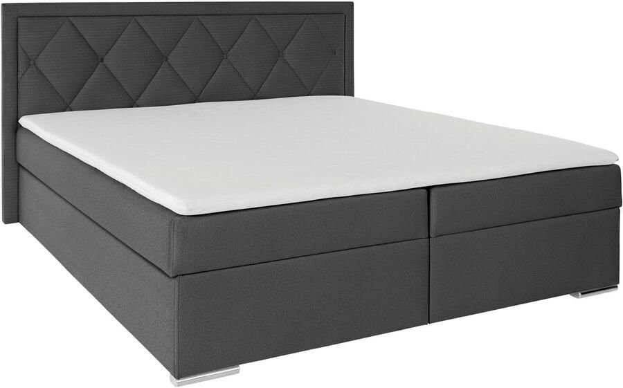 Leonique Boxspring Alfie bestseller optioneel met bedlade met capitonnage in het hoofdbord h2 h3 en h4 ter keuze - Foto 12