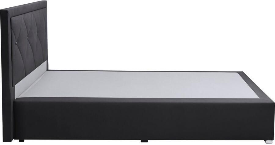 Leonique Boxspring Alfie bestseller optioneel met bedlade met strassteentjes in het hoofdbord h2 h3 en h4 ter keuze - Foto 7