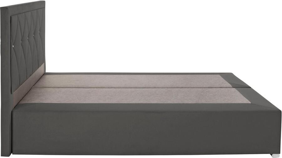 Leonique Boxspring Alfie bestseller optioneel met bedlade met strassteentjes in het hoofdbord h2 h3 en h4 ter keuze - Foto 6
