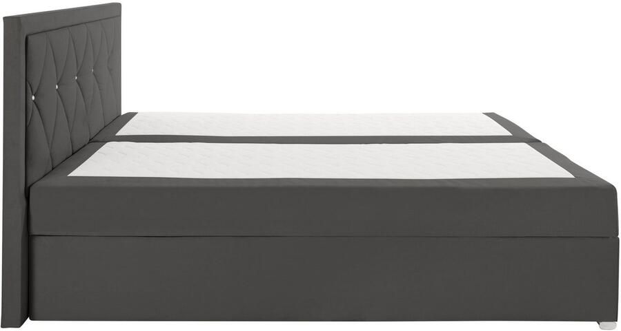 Leonique Boxspring Alfie bestseller optioneel met bedlade met strassteentjes in het hoofdbord h2 h3 en h4 ter keuze - Foto 8