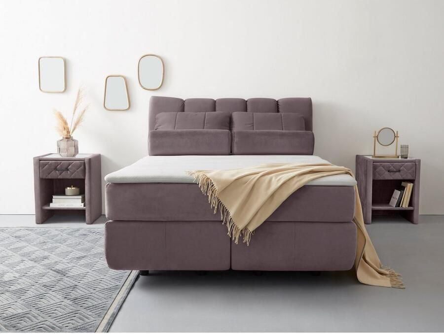 Leonique Boxspring Océane Los van de vloer- werkt vrijzwevend verschillende hardheden (ook H4) - Foto 4