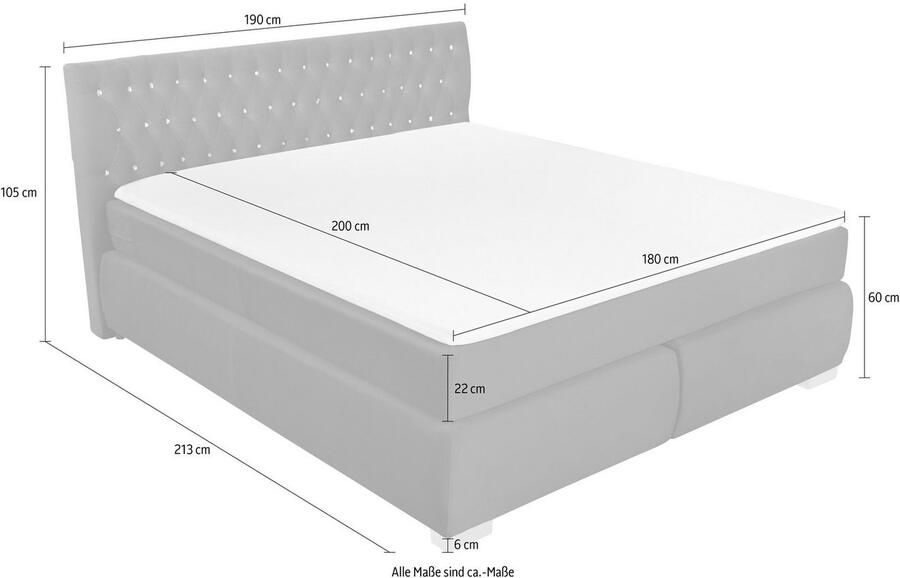 Leonique Boxspring Rumba Pocketveringsmatras in hardheid 3 in 4 breedten incl. topmatras - Foto 4