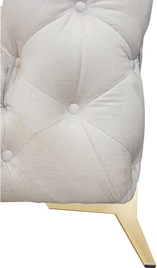 Leonique Chesterfield-bank Amaury L-vorm Chesterfield-look bxd elk 262 cm kleur van de poten ter keuze - Foto 2