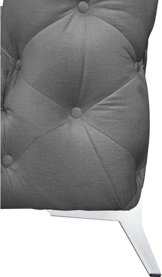 Leonique Chesterfield-bank Amaury L-vorm Chesterfield-look bxd elk 262 cm kleur van de poten ter keuze - Foto 3