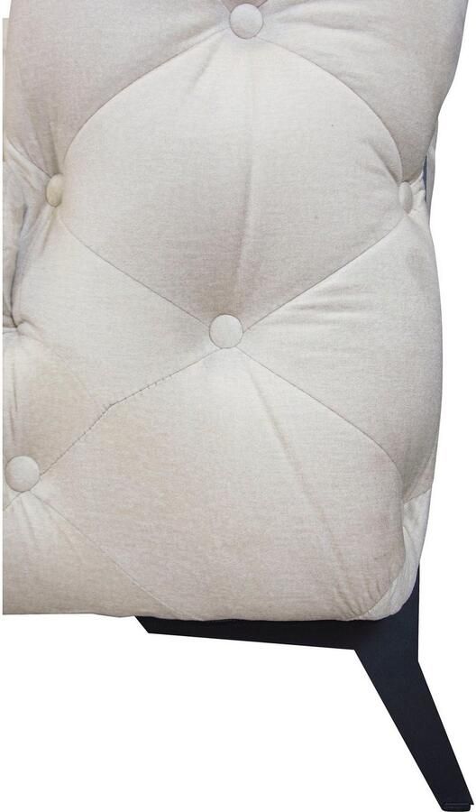 Leonique Chesterfield-bank Amaury L-vorm Chesterfield-look bxd elk 262 cm kleur van de poten ter keuze - Foto 2