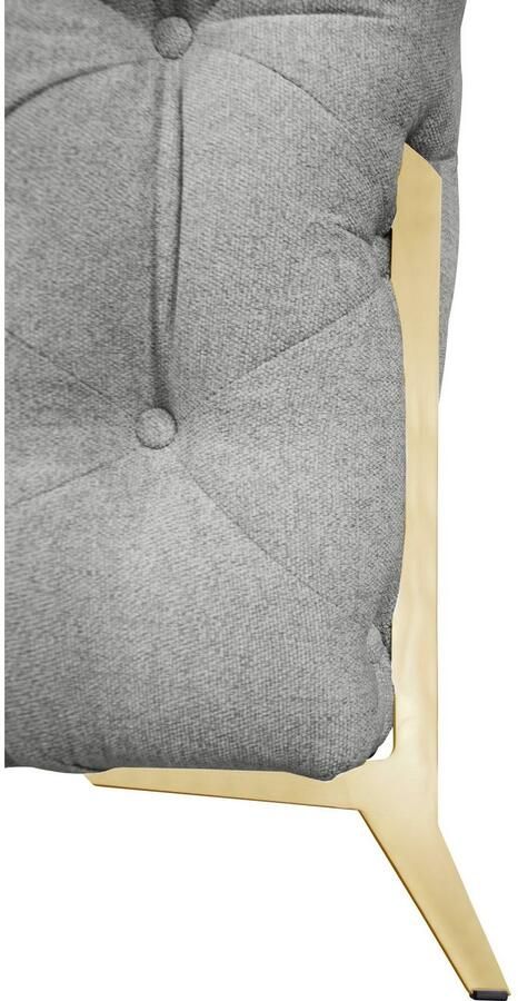 Leonique Chesterfield-bank Amaury L-vorm Chesterfield-look bxd elk 262 cm kleur van de poten ter keuze - Foto 3