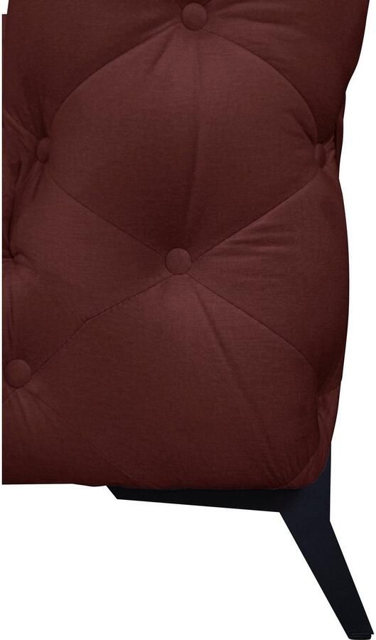 Leonique Chesterfield-bank Amaury L-vorm Chesterfield-look bxd elk 262 cm kleur van de poten ter keuze - Foto 3