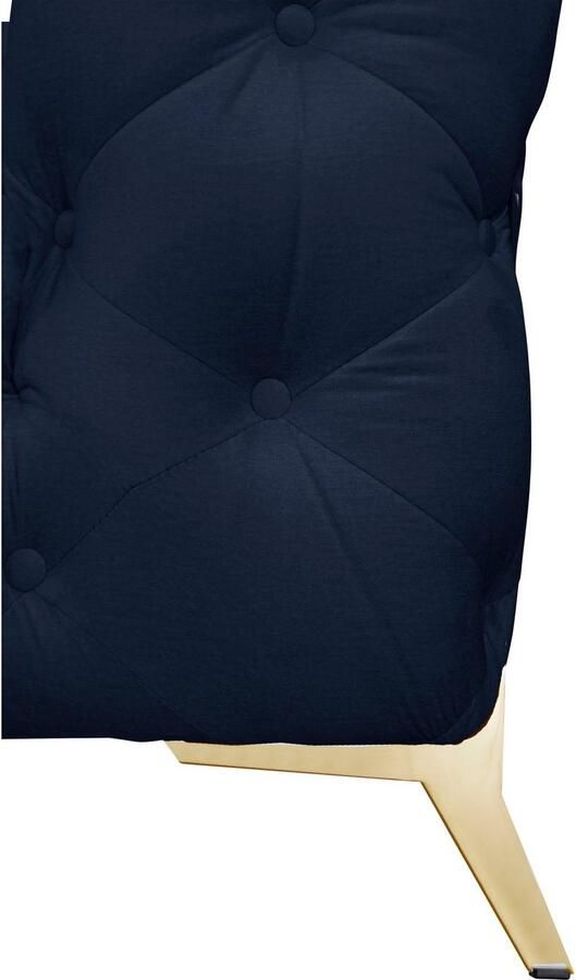 Leonique Chesterfield-bank Amaury L-vorm Chesterfield-look bxd elk 262 cm kleur van de poten ter keuze - Foto 3