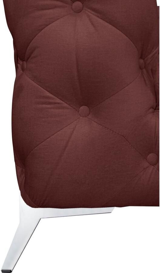 Leonique Chesterfield-bank Amaury L-vorm grote hoekbank chesterfield-look breedte 323 cm kleur van de poten ter keuze - Foto 2