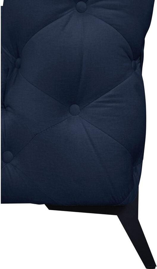 Leonique Chesterfield-bank Amaury L-vorm grote hoekbank chesterfield-look breedte 323 cm kleur van de poten ter keuze - Foto 2