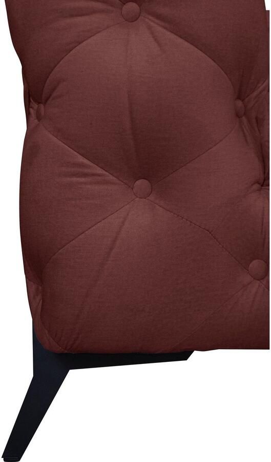 Leonique Chesterfield-bank Amaury L-vorm grote hoekbank chesterfield-look breedte 323 cm kleur van de poten ter keuze - Foto 2