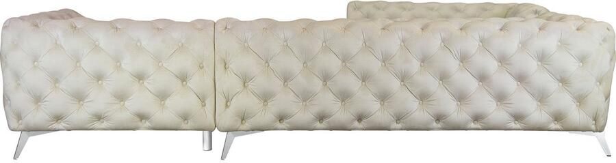 Leonique Chesterfield-bank Amaury L-vorm grote hoekbank chesterfield-look breedte 323 cm kleur van de poten ter keuze - Foto 10