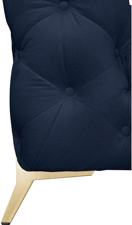 Leonique Chesterfield-bank Amaury L-vorm grote hoekbank chesterfield-look breedte 323 cm kleur van de poten ter keuze - Foto 3