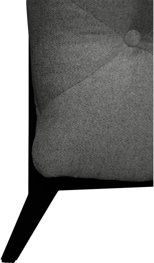 Leonique Chesterfield-bank Amaury L-vorm grote hoekbank chesterfield-look breedte 323 cm kleur van de poten ter keuze - Foto 2