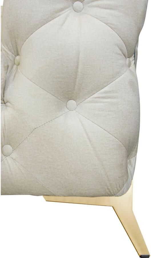 Leonique Chesterfield-bank Amaury L-vorm grote hoekbank chesterfield-look breedte 323 cm kleur van de poten ter keuze - Foto 3