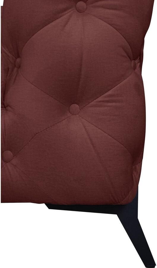 Leonique Chesterfield-bank Amaury L-vorm grote hoekbank chesterfield-look breedte 323 cm kleur van de poten ter keuze - Foto 2