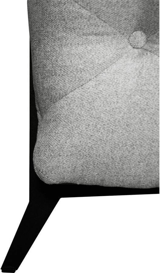 Leonique Chesterfield-bank Amaury L-vorm grote hoekbank chesterfield-look breedte 323 cm kleur van de poten ter keuze - Foto 2