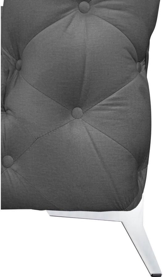 Leonique Chesterfield-bank Amaury L-vorm grote hoekbank chesterfield-look breedte 323 cm kleur van de poten ter keuze - Foto 2