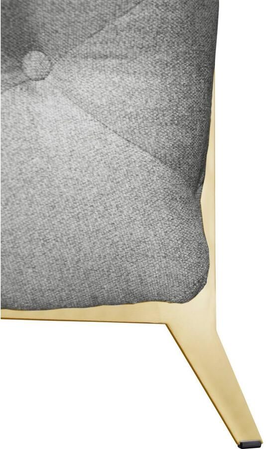 Leonique Chesterfield-bank Amaury L-vorm grote hoekbank chesterfield-look breedte 323 cm kleur van de poten ter keuze - Foto 3