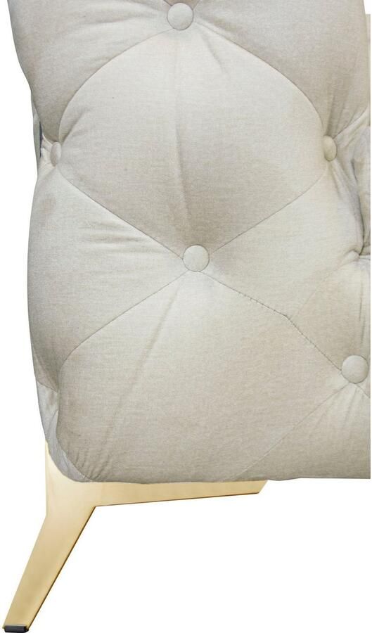 Leonique Chesterfield-bank Amaury L-vorm grote hoekbank chesterfield-look breedte 323 cm kleur van de poten ter keuze - Foto 3