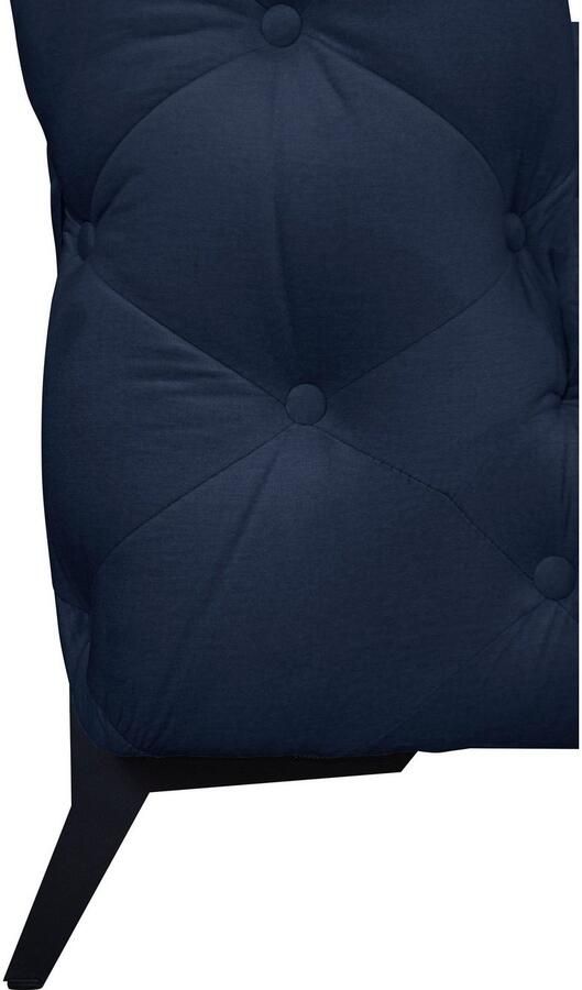 Leonique Chesterfield-bank Amaury L-vorm grote hoekbank chesterfield-look breedte 323 cm kleur van de poten ter keuze - Foto 3