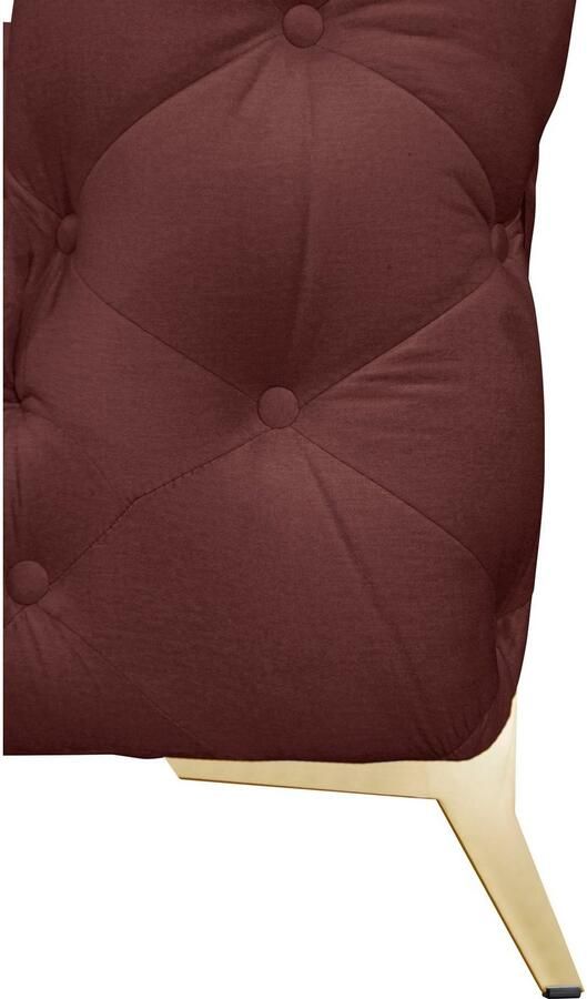 Leonique Chesterfield-bank Amaury L-vorm grote hoekbank chesterfield-look breedte 323 cm kleur van de poten ter keuze - Foto 2