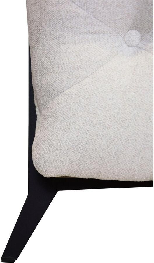 Leonique Chesterfield-bank Amaury L-vorm grote hoekbank chesterfield-look breedte 323 cm kleur van de poten ter keuze - Foto 3