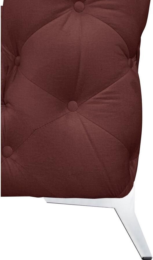 Leonique Chesterfield-bank Amaury L-vorm grote hoekbank chesterfield-look breedte 323 cm kleur van de poten ter keuze - Foto 2