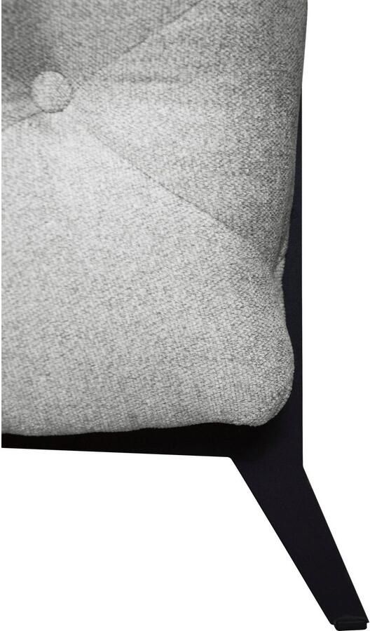 Leonique Chesterfield-bank Amaury L-vorm moderne chersterfield-look breedte 262 cm kleur van de poten ter keuze - Foto 2