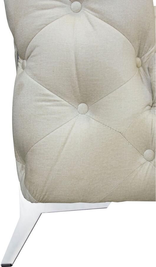 Leonique Chesterfield-bank Amaury L-vorm moderne chersterfield-look breedte 262 cm kleur van de poten ter keuze - Foto 3